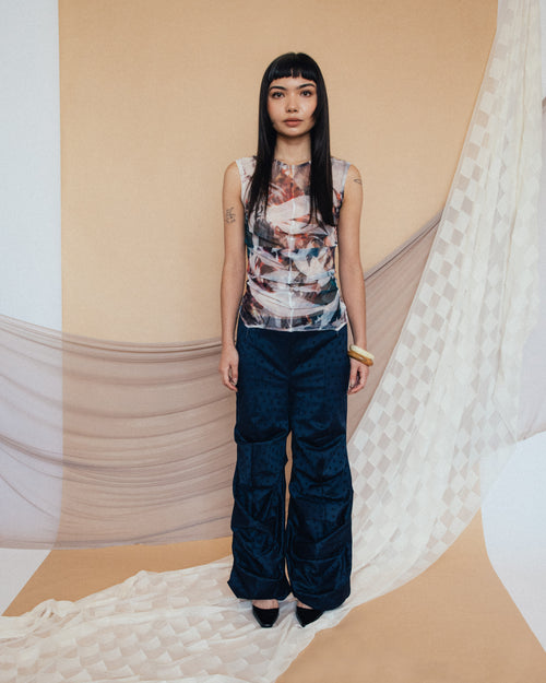 Willow Pants in Midnight Polka
