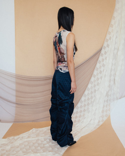Willow Pants in Midnight Polka