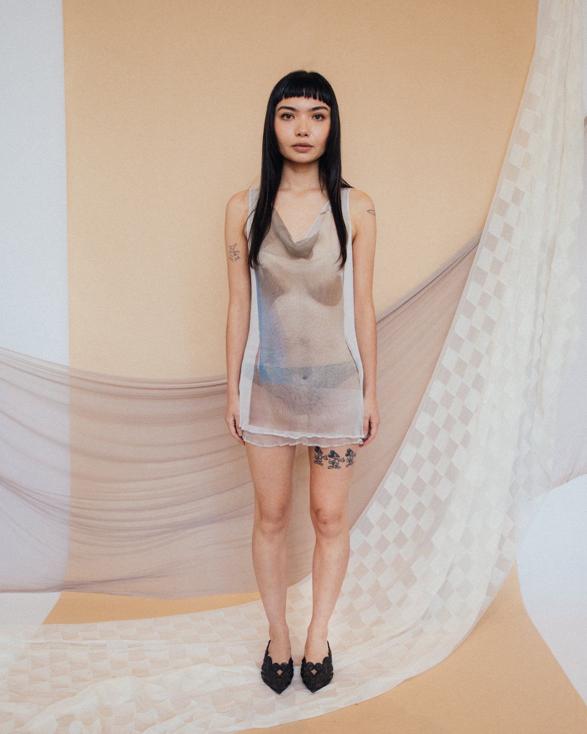 Aphrodite Tank in Venus Mesh