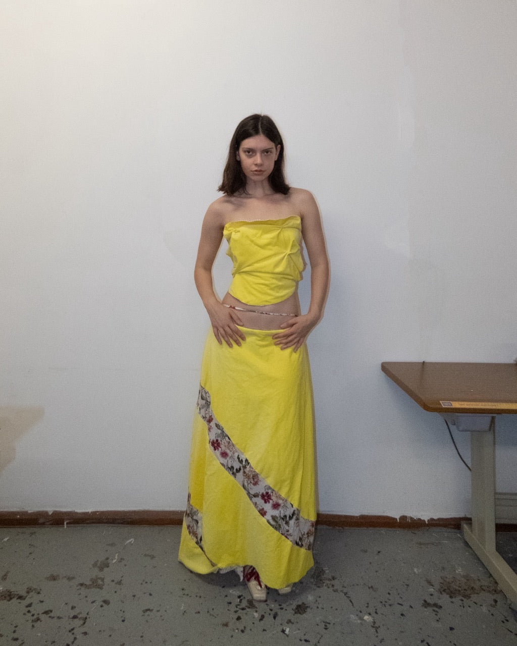 Phoebe's Scrunch Top in Lemon