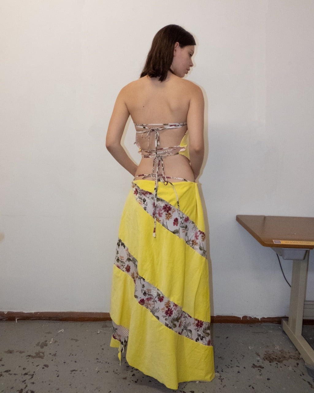 Phoebe's Scrunch Top in Lemon