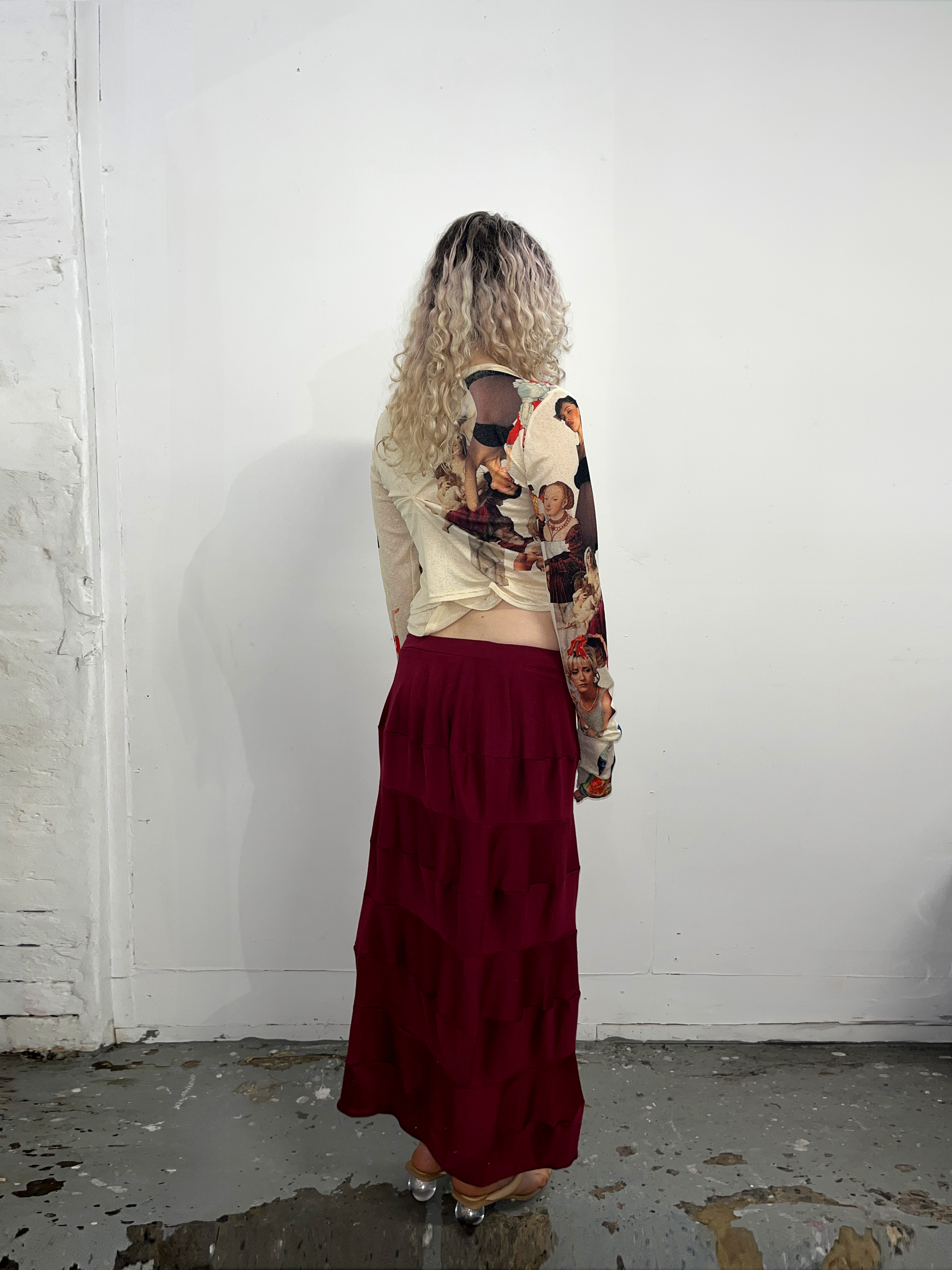 Phoebe's Skirt in Wine