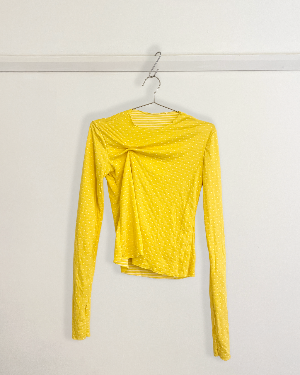 Variations of a Wife Top: Banana Polka/Stripe